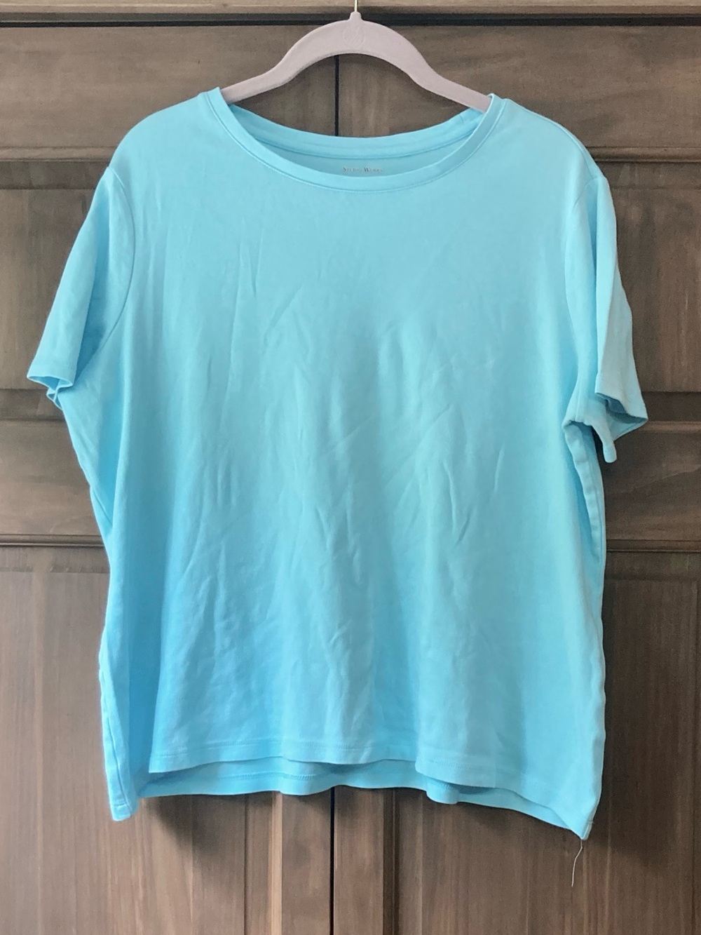 Studio Works Light Blue “The Studio Tee” SS T-shirt 1X